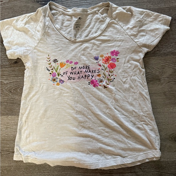 LIVE HAPPY Floral Graphic Tee main image 1